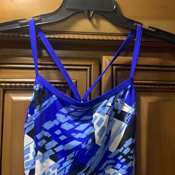 Dolfin  Blue Zephyr Geometric Swimsuit Size 40 (14) - Picture 3 of 7